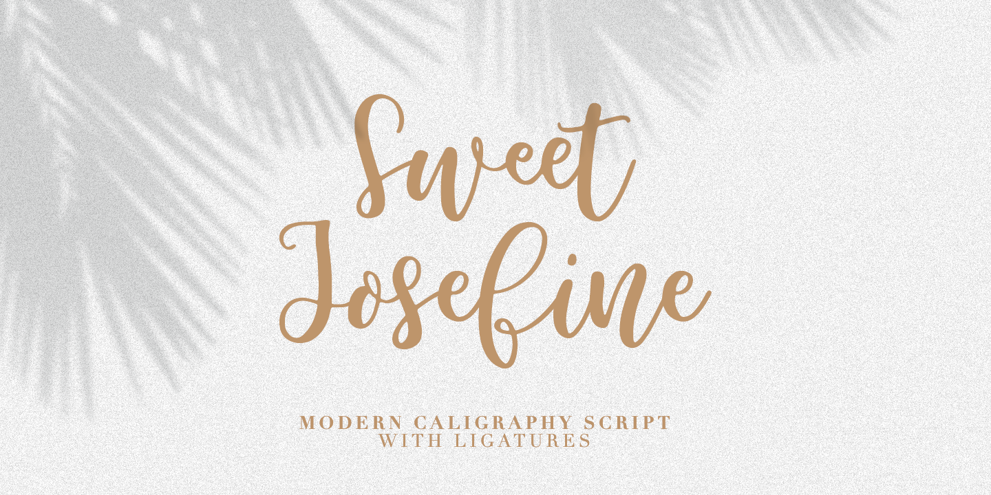 Пример шрифта Sweet Josefine Regular